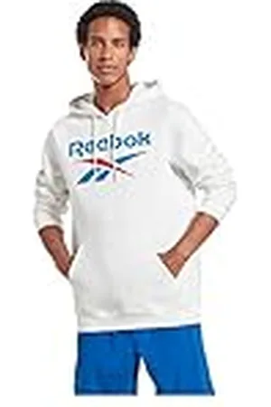 Reebok Herr Big Stacked Logo tröja, vit, S, , S