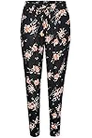 Kaffe Dam joggers casual byxor tryckta trosor tröjor elastiska lösa, , 32