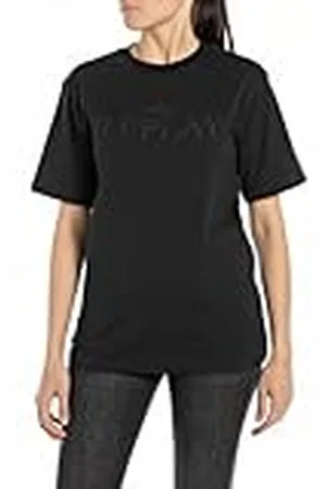 Replay T-shirt med normal passform, kortärmad, ren logotypkollektion, , XXS