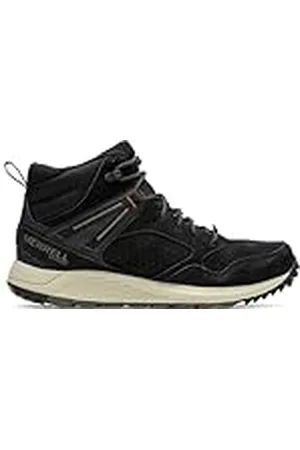 Merrell Mäns Wildwood Mid läder vattentät vandringsstövel, , 44 EU