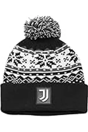 Juventus Jacquard hatt lapp läder 50% PC 50% PL 133532, , one size