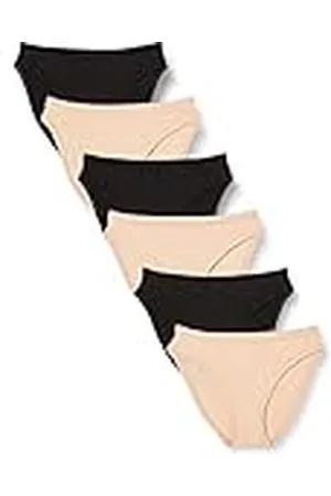 Amazon Kvinnors högt skurna underkläder (finns i plusstorlek), paket med 6, , XX-Large