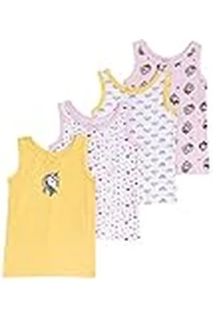 chicco Undertröja för flickor, set av bomull, underkläder (4-pack), , 3-4 år