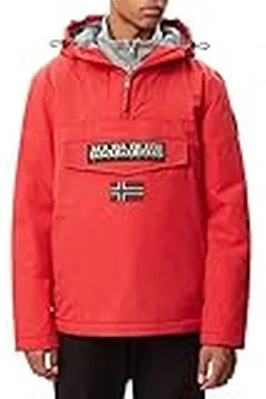 Napapijri Regnskog W skjorta för män, Röd Ra3 med hög risk, M
