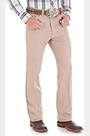 Wrangler Lediga byxor för män, Mörk beige, 32W x 34L
