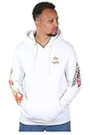 Alpha Industries Flame Hoody kortärmad T-shirt för herr, , M