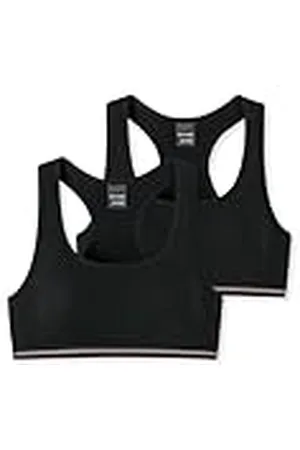 Schiesser Mädchen 2 PACK Unterwäsche Bustier - Organic Cotton - Rippe