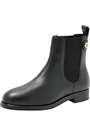 Tommy Hilfiger Dam TH Stud läder Low Chelsea (FW0FW08184) stövlar, , 6,5 UK, , 40 EU