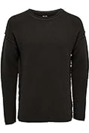 Only & Sons Only and Sons mäns ONSGALLIARD stickad O-ringad NORM långärmad jumper