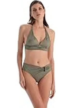 Dagi Khaki mode stickad normal midja kalsonger, , 42, , 42 SE