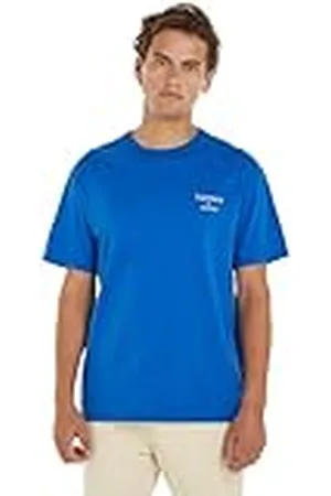 Tommy Hilfiger Herr TJM Reg Corp Tee Ext S/S stickade toppar, , XS