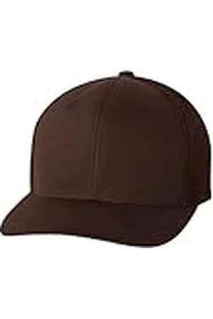 Flexfit Unisex vuxen lastbilsförare nät anpassad keps, brun, en storlek US, , one size
