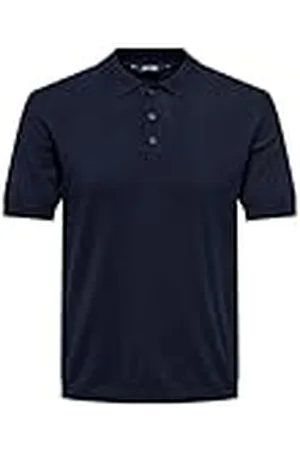 Only & Sons Pikétröja för män, stickad, , XL
