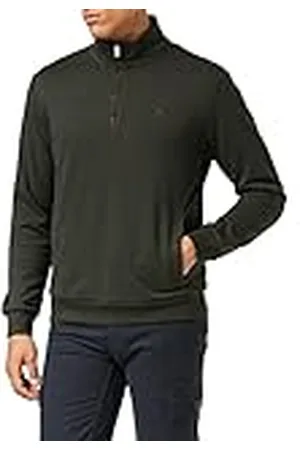 Hackett Herr Jacq Trim HZ tröja, Peat, S