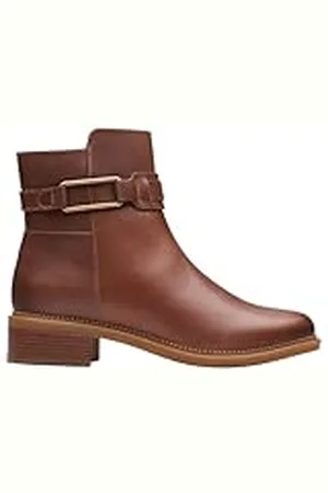 Clarks Premium Maye Bella Fashion Boot, Tan Leather, 3,5 UK, , 36.5 EU