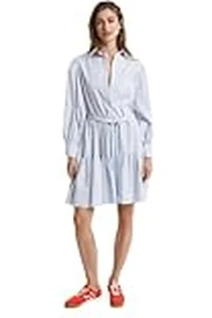 GANT REG CLASSIC POPLIN randig klänning, , 36