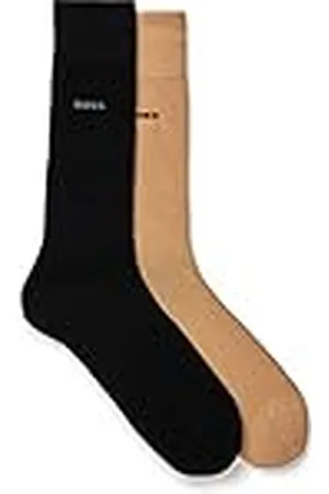 HUGO BOSS Herr 2P RS VI bambu medelhöga strumpor av stretchtyg i tvåpack, , 39-42 EU