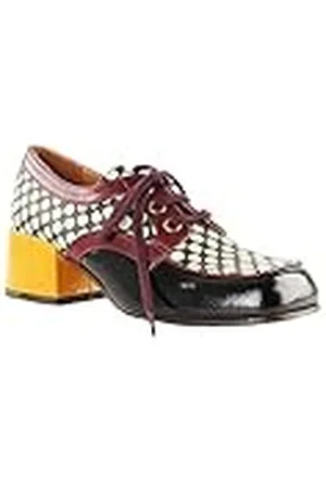 Chie Mihara BABIZU39,5 Oxford, svart, vit, röd, gul, 39,5 EU, , 39.5 EU