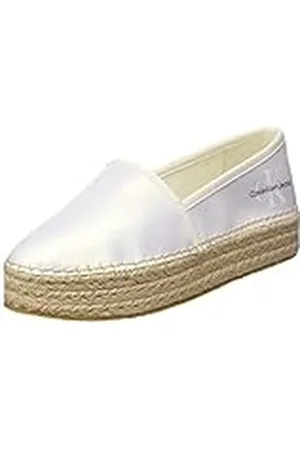 Calvin Klein Kvinnors Espadrille Flatform Ny pärla, , 39.5 EU