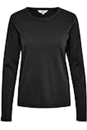 Part Two Dam T-shirt långärmad Crew Neck vanlig passform hip längd, , M