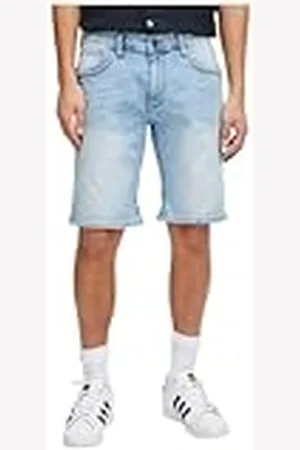 Blend Herr denim jeansshorts, 200288/denim bleach blå, S, , S