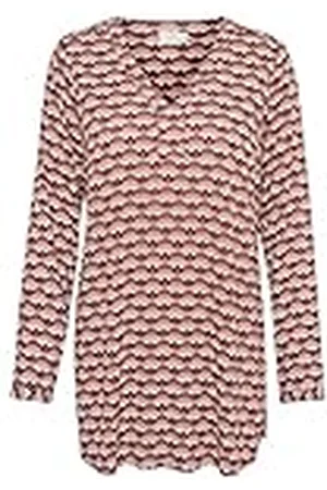 Kaffe KAbellen Amber Tunic jacka, russet fan tryck, 34 dam
