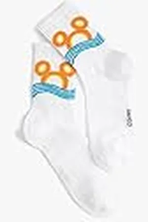 Koton Kvinnor Musse Pigg Socket Strumpor Licensed Broidered, , One Size