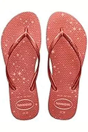 Havaianas Flickors HAV. Slim Gloss Flip-Flop, Balettrosa gyllene rodna