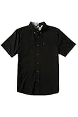 Volcom Herr Everett Oxford kortärmad skjorta knapp