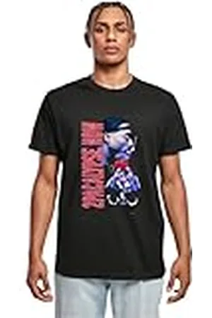 Merchcode T-shirt för män, 2-pack, 2-pack, nu, retro, t-shirt, avslappnad herr-t-shirt med fronttryck, 100% bomull, storlekar XS – 5XL, , S