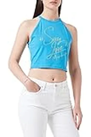 Moschino Dam bomullströja med Say Lm Print T-shirt, , 40 SE