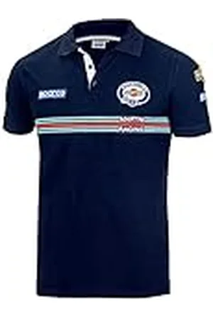 Sparco 01275MRBM5XXL, Martini Racing Pikétröja, Marinblå, Standard Unisex Vuxen, Multifärg, 42/50 EU