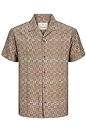 JACK & JONES Jprblulincoln Print Resort Shirt S/S Sn kortärmad skjorta, , XL