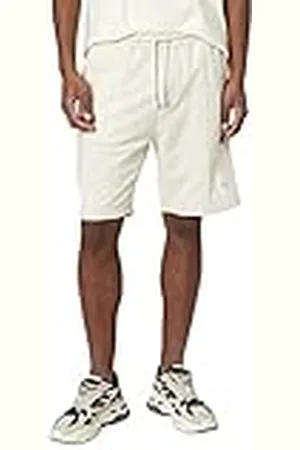 Koton Herr ribbed ficka detalj dragsko shorts, , S