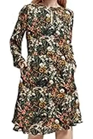 Scotch&Soda Dam krås fåll allover tryckt miniklänning, , XL