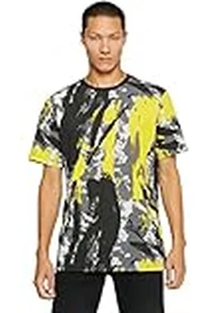 Koton T-shirt kamouflage cykelkrage kort ärm, grått mönster (9D1), XXL herr, , XXL