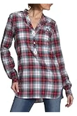 Tommy Hilfiger 1M80126037 damblusar, tunika, Röd (Apple Red/Multi), 36