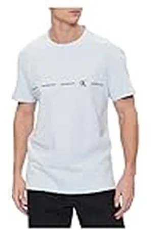 Calvin Klein Jeans Herr Logo Repeat Tee S/S stickade toppar, , XS