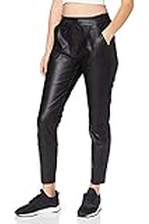 VERO MODA Dambyxor i läderutseende VMEVA MR lös string belagda PNT GA NOOS, , 34/S