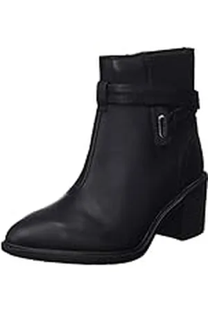 Clarks Damer Scene Star Fashion Boot, Black Leather, 37 EU