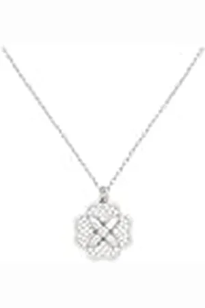 Kate Spade Heritage Bloom Mini Pendant, Clear/Silver