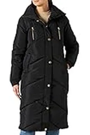 Kaffe Dam vadderad jacka puffer Longline without huva dam, , 38