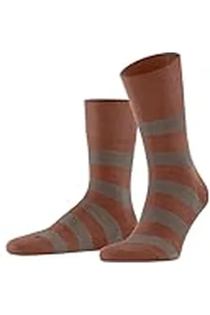Falke Unisexstrumpor Run U SO bomull andas 1 par, bruna (Clay 5029), 42–43, , 42-43 EU