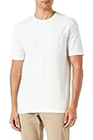 Koton Män Basic T-shirt Ficka Detailed Crew Neck Short Sleeve Bomull, , L