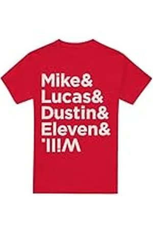 Stranger Things – Mike Lucas Dustin Eleven & Will namn unisex t-shirt, , liten, , S