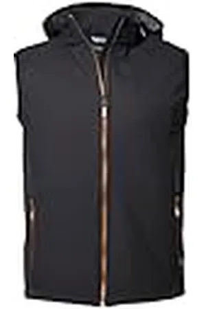 Killtec Herr hybridväst/väst med rullbar huva KOS 22 MN VST, mörk anthra, XL, 41311-000, , XL