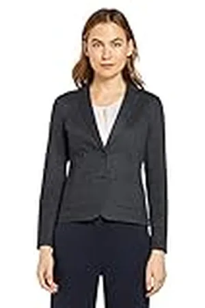 TOM TAILOR Damer Slim Fit blazer med tupp trestningsmönster 1021204, , XL