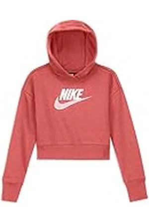 Nike Unisex barn Nsw Club Ft Crop Hbr tröja med huva 122