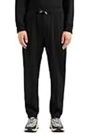 Armani Exchange Herr bomull fransk terry wiith front pleat detalj sweatpants, , M