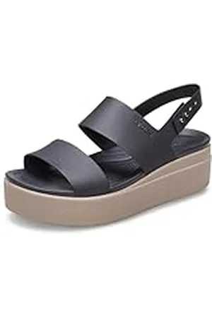 Crocs Dam Brooklyn Low Wedge W fritid flip flops och sportkläder flicka, , 37/38 EU